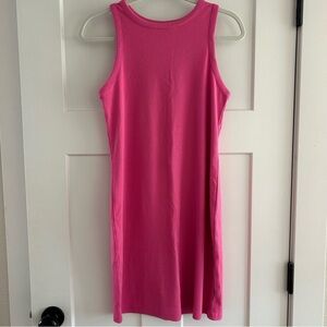 A New Day pink ribbed sleeveless dress size medium‎